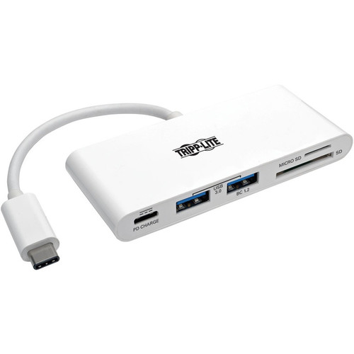 Tripp Lite U460-002-2AM-C 2-Port USB 3.1 Gen 1 Portable Hub - USB Type C - External - 2 USB Port(s) - 2 USB 3.1 Port(s) (Fleet Network)