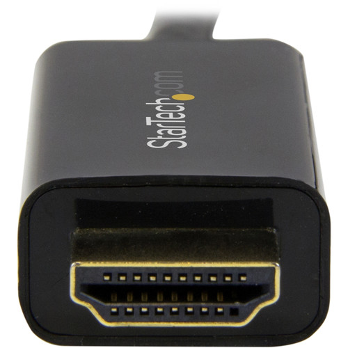 StarTechcom_Mini_DisplayPort_to_HDMI_Adapter_cable_-_mDP_to_HDMI_Adapter_with_Built-in_Cable_-_Black_-_3_m_10_ft_-_Ultra_HD_4K_-_-_MDP2HDMM3MB