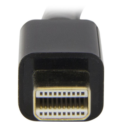StarTechcom_Mini_DisplayPort_to_HDMI_Adapter_cable_-_mDP_to_HDMI_Adapter_with_Built-in_Cable_-_Black_-_3_m_10_ft_-_Ultra_HD_4K_-_-_MDP2HDMM3MB