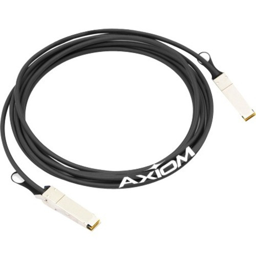 Axiom Twinaxial Network Cable - 3.3 ft Twinaxial Network Cable for Network Device - First End: 1 x QSFP+ Network - Second End: 1 x (Fleet Network)