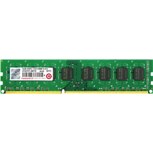 Transcend 240pin DDR3 1600 Unbuffered DIMM 1Rank 2GB with 256Mx8 CL11 - 2 GB - DDR3-1600/PC3-12800 DDR3 SDRAM - CL11 - 1.50 V - - - - (Fleet Network)