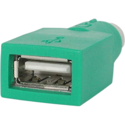 StarTechcom_Replacement_USB_Mouse_to_PS2_Adapter_-_FM_-_1_x_Type_A_Female_-_1_x_Mini-DIN_PS2_Male_-_Green_GC46FM