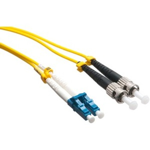 Axiom Fiber Optic Duplex Network Cable - 295.3 ft Fiber Optic Network Cable for Network Device - First End: 2 x LC Male Network - End: (Fleet Network)