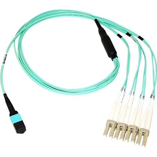 Axiom Fiber Optic Network Cable - 13.1 ft Fiber Optic Network Cable for Network Device - First End: 1 x MTP/MPO Female Network - End: (Fleet Network)