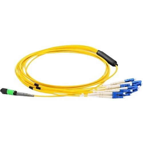 Axiom Fiber Optic Network Cable - 23 ft Fiber Optic Network Cable for Network Device - First End: 1 x MTP/MPO Female Network - Second (Fleet Network)