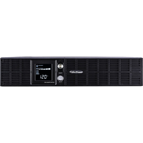CyberPower OR1000PFCRT2U PFC Sinewave 1000VA Rack-mountable UPS - Rack-mountable - 10 Hour Recharge - 6.60 Minute Stand-by - 120 V AC (Fleet Network)