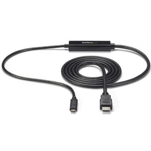StarTechcom_3ft_USB-C_to_HDMI_Cable_-_USB_Type-C_to_HDMI_Adapter_Cable_-_4K_30Hz_-_Black_CDP2HDMM2MB_-_Eliminate_clutter_by_your_to_CDP2HDMM2MB
