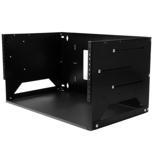 StarTechcom_4U_Open_Frame_Wall_Mount_Network_Rack_w_Built_in_Shelf_-_2-Post_Adjustable_Depth_12_to_18_Equipment_Rack_-_752lbs_-_WALLSHELF4U