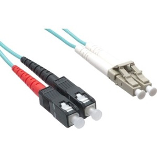 Axiom Fiber Optic Duplex Network Cable - 164 ft Fiber Optic Network Cable for Network Device - First End: 2 x LC Male Network - Second (Fleet Network)