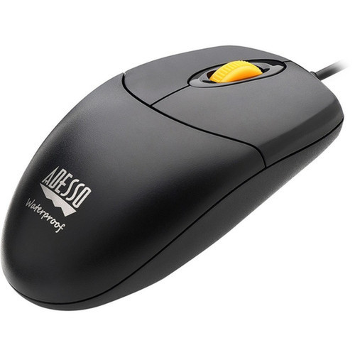 Adesso_iMouse_W3_-_Waterproof_Mouse_with_Magnetic_Scroll_Wheel_-_Optical_-_Cable_-_Black_Yellow_-_USB_-_1000_dpi_-_Scroll_Wheel_-_4_-_IMOUSE_W3