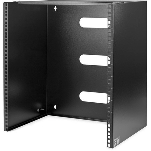 StarTechcom_12U_Wall_Mount_Patch_Panel_Bracket_-_12_inch_Deep_-_19_Patch_Panel_Rack_for_Shallow_Network_Equipment-_125lbs_Capacity_-_WALLMNT12