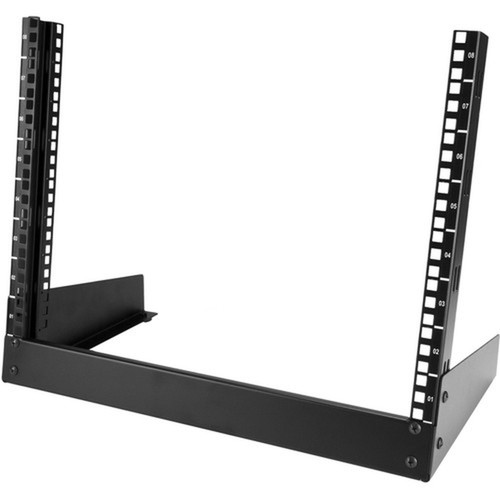 StarTechcom_8U_Open_Frame_Rack_-_Steel_-_2_Post_Free_Standing_Desktop_Server_Room_Rack_for_Computer__AV__Media__IT_Equipment_-_in_RK8OD