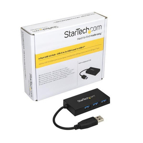 StarTechcom_4_Port_USB_Hub_-_USB_30_-_USB_A_to_3x_USB_A_and_1x_USB_C_-_USB_Port_Expander_-_USB_-_External_-_4_USB_Ports_-_4_USB_-_HB30A3A1CFB