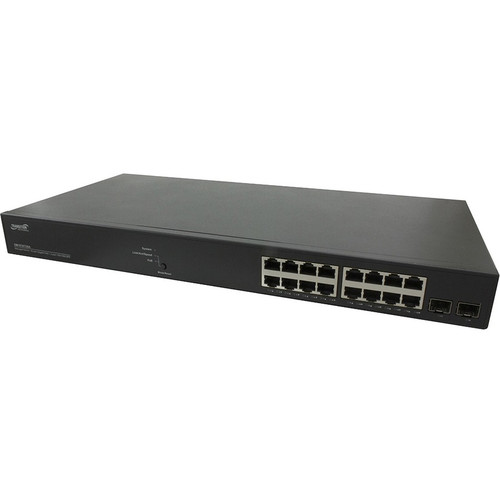 Transition Networks Smart Managed PoE+ Switch - 16 Ports - Manageable - 4 Layer Supported - Modular - Twisted Pair, Optical Fiber - - (Fleet Network)