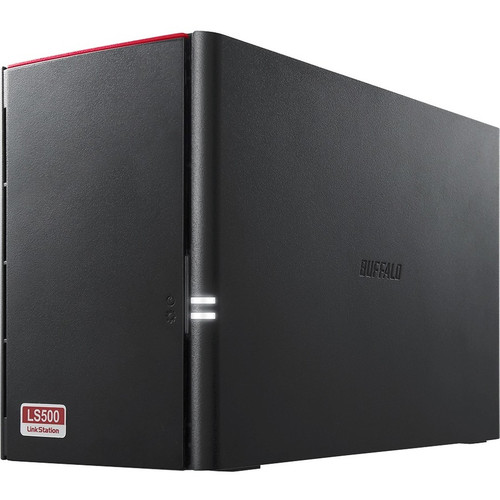 Buffalo LinkStation 520 4 TB 2-Drive NAS for Home/Home Office (LS520DN0402) - Realtek Dual-core (2 Core) - 2 x HDD Installed - 4 TB - (Fleet Network)