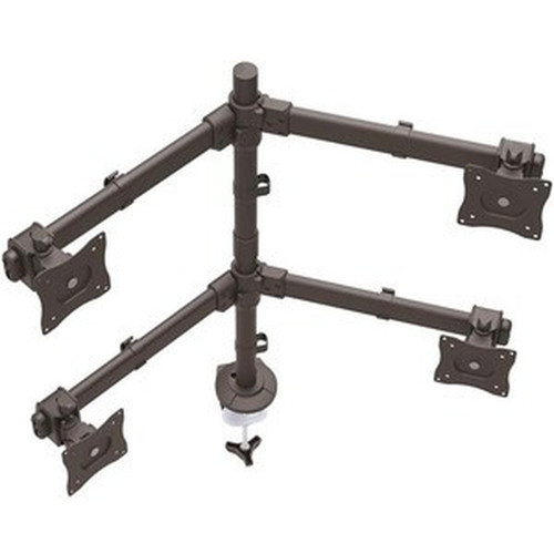 StarTechcom_Quad_Monitor_Mount_-_Articulating_-_Clamp_or_Grommet_Mount_-_Monitors_up_to_24_-_VESA_Mount_-_4_Monitor_Setup_-_4_Screen_ARMQUAD