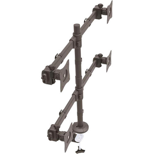 StarTechcom_Quad_Monitor_Mount_-_Articulating_-_Clamp_or_Grommet_Mount_-_Monitors_up_to_24_-_VESA_Mount_-_4_Monitor_Setup_-_4_Screen_ARMQUAD