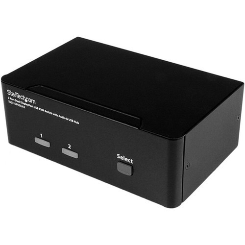 StarTechcom_2-Port_DisplayPort_KVM_Switch_-_Dual-Monitor_-_4K_60_-_with_Audio__USB_Peripheral_Support_-_DP_12_-_USB_Hub_-_Access_a_SV231DPDDUA2