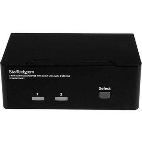 StarTechcom_2-Port_DisplayPort_KVM_Switch_-_Dual-Monitor_-_4K_60_-_with_Audio__USB_Peripheral_Support_-_DP_12_-_USB_Hub_-_Access_a_SV231DPDDUA2