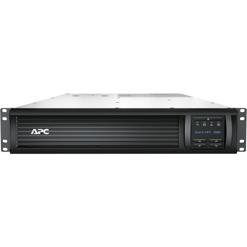 APC by Schneider Electric Smart-UPS 3000VA LCD RM 2U 120V with Network Card - 2U Rack-mountable - 3 Hour Recharge - 120 V AC Input - V (Fleet Network)