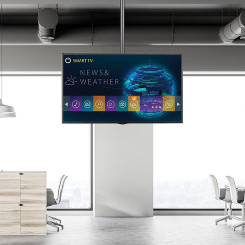 StarTechcom_Ceiling_TV_Mount_-_18_to_3_Short_Pole_-_32_to_75_TVs_with_a_weight_capacity_of_up_to_110_lb_50_kg_-_Telescopic_can_FPCEILPTBSP
