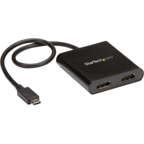 StarTechcom_2-Port_USB-C_to_HDMI_MST_Hub_-_4K_30Hz_-_Dual_Monitor_Video_Splitter_-_Windows_and_Thunderbolt_3_Compatible_MSTCDP122HD_MSTCDP122HD
