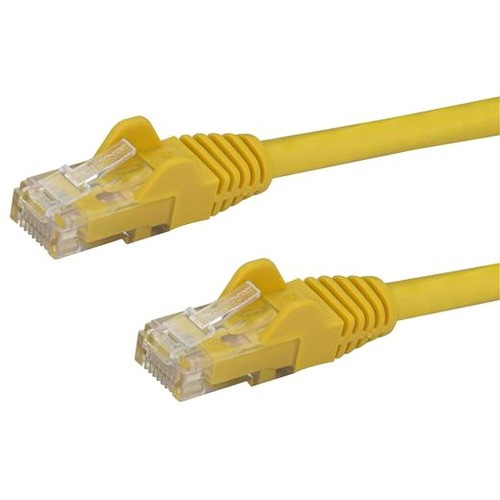 StarTech.com 5ft Yellow Cat6 Patch Cable with Snagless RJ45 Connectors - Cat6 Ethernet Cable - 5 ft Cat6 UTP Cable - 5 ft Category 6 - (Fleet Network)