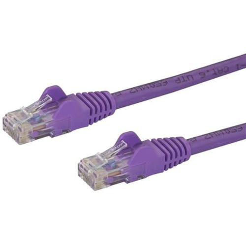 StarTechcom_12ft_Purple_Cat6_Patch_Cable_with_Snagless_RJ45_Connectors_-_Cat6_Ethernet_Cable_-_12_ft_Cat6_UTP_Cable_-_12_ft_Category_N6PATCH12PL