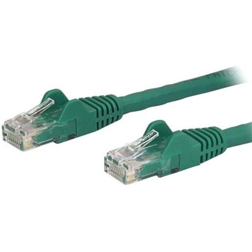 StarTech.com 6in Green Cat6 Patch Cable with Snagless RJ45 Connectors - Short Ethernet Cable - 6 inch Cat 6 UTP Cable - 6" Category 6 (Fleet Network)