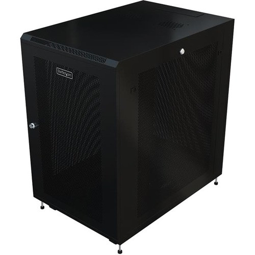 StarTech.com Server Rack Cabinet - 12U - 31in Deep Enclosure - Network Cabinet - Rack Enclosure Server Cabinet - Data Cabinet - For - (Fleet Network)