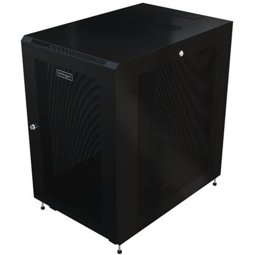 StarTechcom_24U_Server_Rack_Cabinet_-_4-Post_Adjustable_Depth_25_to_30_Network_Equipment_Rack_Enclosure_w_CastersCable_-_store_RK2433BKM