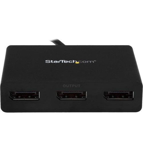 StarTechcom_3-Port_USB-C_to_DisplayPort_MST_Hub_-_4K_30Hz_-_Multi-Monitor_Video_Splitter_-_Thunderbolt_3_Compatible_MSTCDP123DP_-_-_MSTCDP123DP