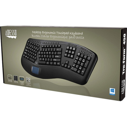 Adesso_Tru-Form_450_-_Ergonomic_Touchpad_Keyboard_-_Cable_Connectivity_-_USB_Interface_-_105_Key_-_English_US_-_TouchPad_-_Windows_-_AKB-450UB