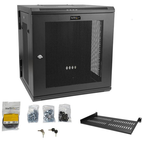 StarTechcom_12U_Wall_Mount_Server_Rack_Cabinet_-_4-Post_Adjustable_Depth_24_to_157_Network_Equipment_Enclosure_w_Cable_-_Use_a_RK12WALHM