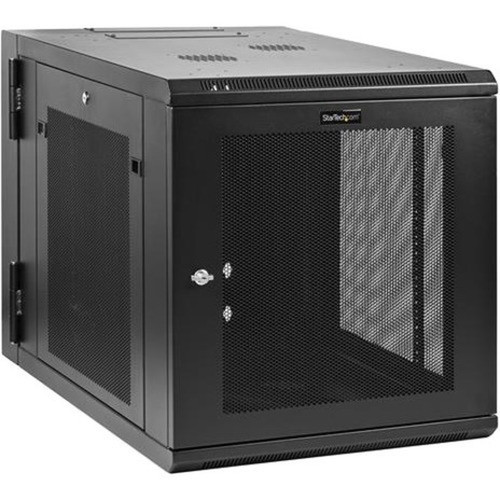 StarTechcom_12U_Wall_Mount_Server_Rack_Cabinet_-_4-Post_Adjustable_Depth_24_to_238_Network_Equipment_Enclosure_w_Cable_-_Use_a_RK1232WALHM