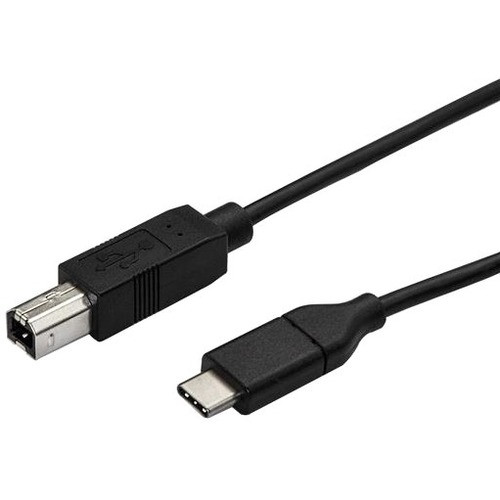 StarTech.com 0.5m USB C to USB B Printer Cable - M/M - USB 2.0 - USB C to USB B Cable - USB C Printer Cable - USB Type C to Type B - - (Fleet Network)