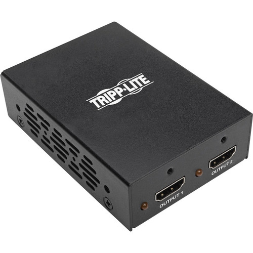 Tripp Lite B118-002-UHD-2 2-Port 4K 3D HDMI Splitter - 3840 × 2160 - 22.97 ft (7000 mm) Maximum Operating Distance - HDMI In - HDMI - (Fleet Network)