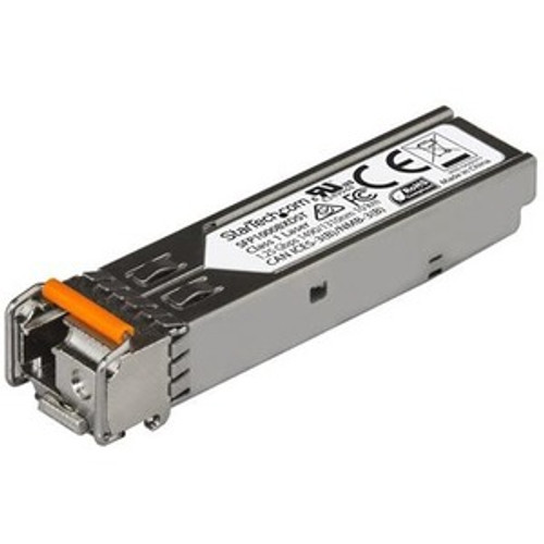 StarTech.com 1000BASE-BX MSA Compliant Downstream SFP Module - LC Connector - Fiber SFP Transceiver - Lifetime Warranty - 1 Gbps - 10 (Fleet Network)