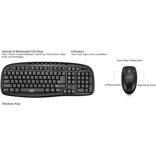 Adesso_WKB-1330CB_-_24_GHz_Wireless_Desktop_Keyboard_and_Mouse_Combo_-_Retail_-_USB_Wireless_RF_103_Key_-_English_US_-_USB_Wireless_WKB-1330CB