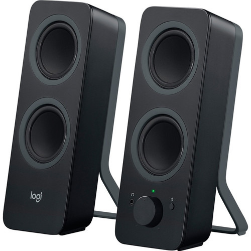 Logitech Z207 Bluetooth Speaker System - 5 W RMS - Black - Bluetooth - Wireless Pairing, Passive Radiator (Fleet Network)