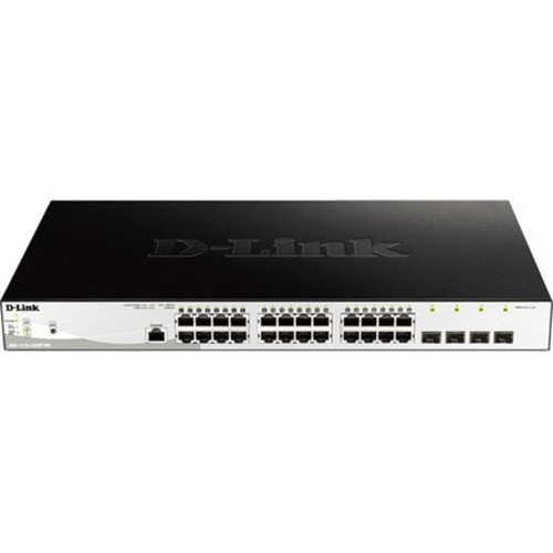 D-Link_28-Port_Layer_2_Smart_Managed_Gigabit_PoE_Switch_-_24_Ports_-_Manageable_-_2_Layer_Supported_-_Modular_-_Twisted_Pair_Optical_DGS-1210-28MP