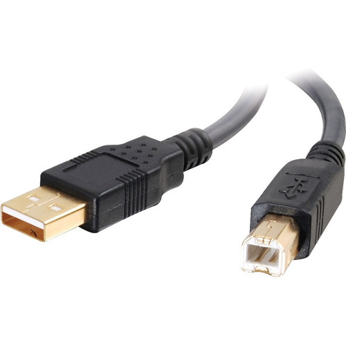 C2G Ultima USB 2.0 Cable - Type A Male USB - Type B Male USB - 2m - Charcoal (Fleet Network)