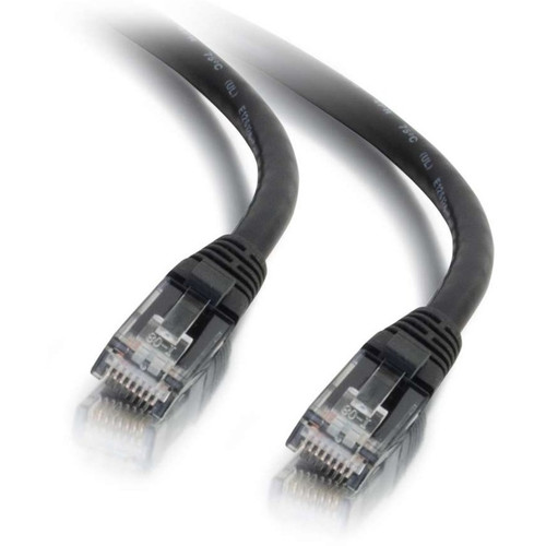 C2G 125 ft Cat6 Snagless UTP Unshielded Network Patch Cable - Black - 125 ft Category 6 Network Cable - First End: 1 x RJ-45 Male - 1 (Fleet Network)