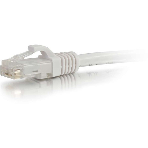 C2G 125 ft Cat6 Snagless UTP Unshielded Network Patch Cable - White - 125 ft Category 6 Network Cable - First End: 1 x RJ-45 Male - 1 (Fleet Network)