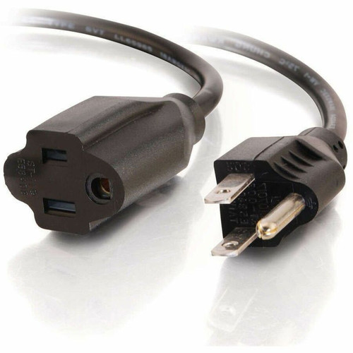 C2G 3ft Outlet Saver Power Extension Cord - 0.91m (Fleet Network)