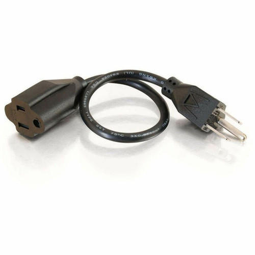 C2G 3ft Outlet Saver Power Extension Cord - 091m 03114