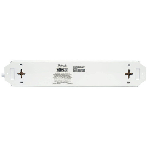 Tripp Lite PS-602-HG 6 Outlets Power Strip - NEMA 5-15P - 6 x NEMA 5-15R - 15 ft Cord - 15 A Current - 120 V AC Voltage PS-602-HG