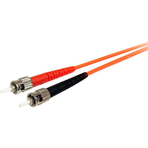StarTechcom 10m Fiber Optic Cable - Multimode Duplex 625125 - LSZH - LCST - OM1 - LC to ST Fiber Patch Cable - LC Male - ST Male - FIBLCST10