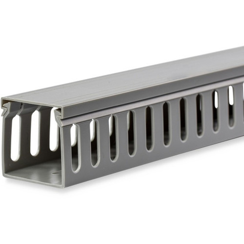 StarTechcom Server Rack Cable Management - 2x2in - Open Slot Network  Data Cable Raceway - Finger Duct Cable Management w Cover - AD2X2