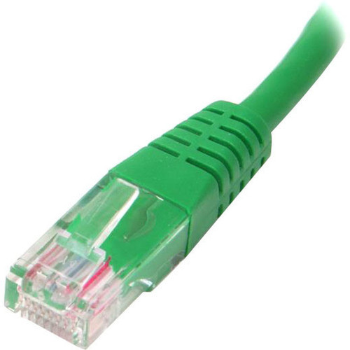 StarTechcom 10 ft Green Molded Cat5e UTP Patch Cable - Category 5e - 10 ft - 1 x RJ-45 Male Network - 1 x RJ-45 Male Network - Green M45PATCH10GN